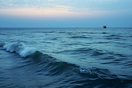 大海的波浪图片