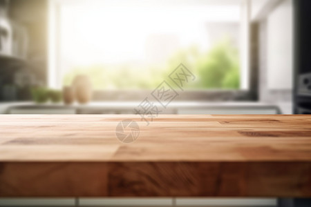木头制作的桌子背景图片
