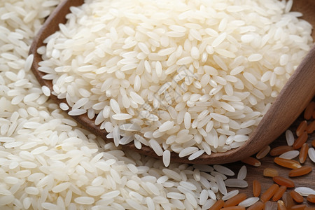 营养的大米粮食图片