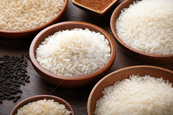 健康的粮食大米图片