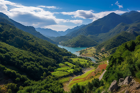 峡谷的景色图片