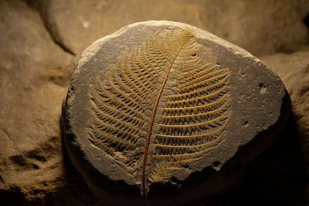 千年的化石图片