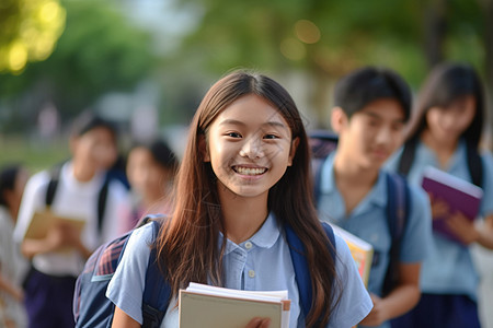 可爱的学生图片