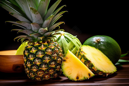 热带菠萝图片