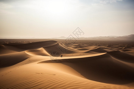 沙漠的自然风景图片