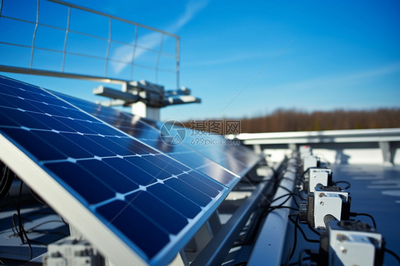 户外新能源太阳能电池板监控系统图片