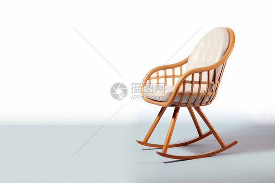 木质的摇椅图片