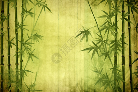 自然芦苇竹海的艺术插图图片