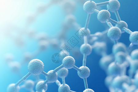 克隆基因分子结构概念图背景图片