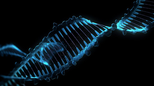 抽象生物DNA链概念图图片