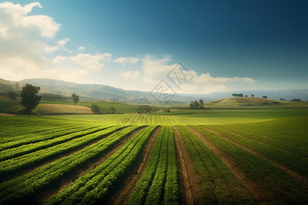 自动化农业农田背景图片