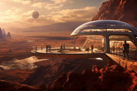 未来星际殖民的梦想图片