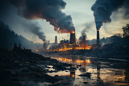 工业焚烧工厂图片