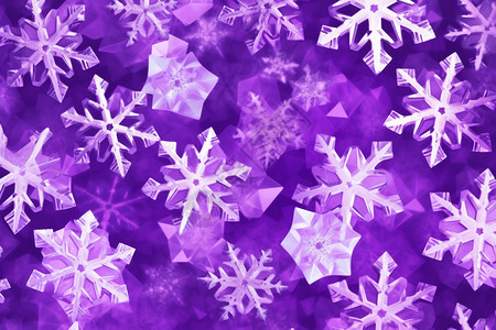 紫色雪花纹理图片