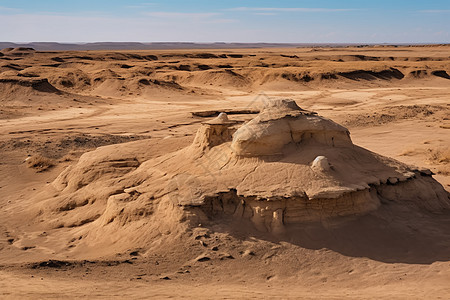 沙漠土台地貌图片