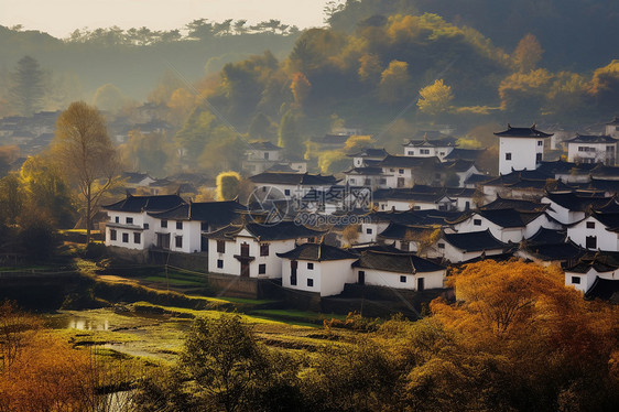 农村景观图片