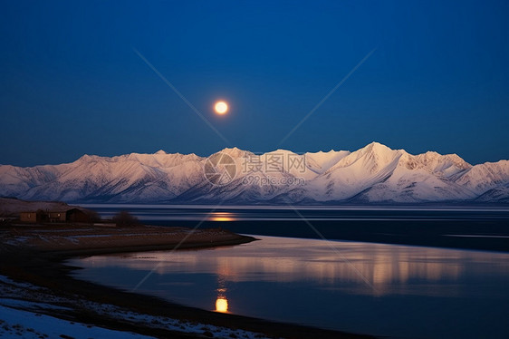 雪山唯美的风景图片