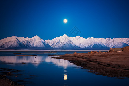 雪山唯美的景观图片