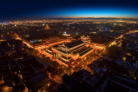 夜晚的城市图片