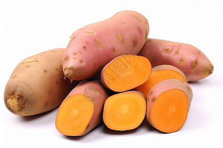 农作物红薯食品甘薯高清图片