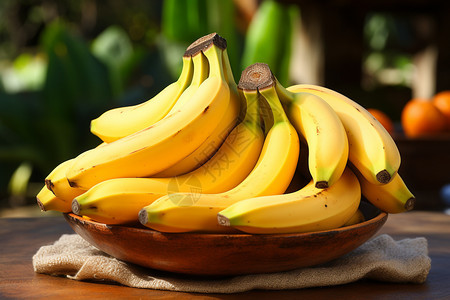 新鲜健康的香蕉图片