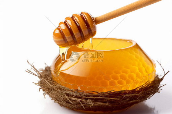 健康的蜂蜜蜜巢图片