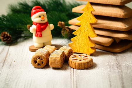 精美的圣诞节饼干装饰图片