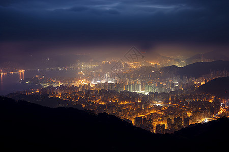 繁华的城市景观图片