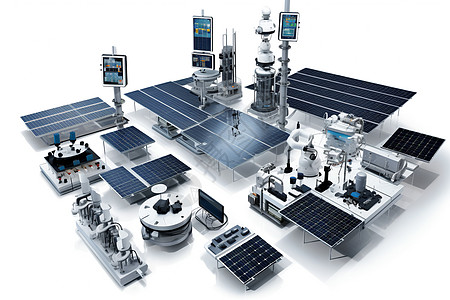 太阳能监控的复杂系统图片