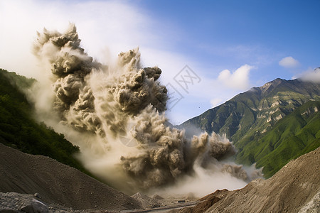 云灾备山体滑坡的灾害背景