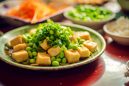 日本豆腐美食图片