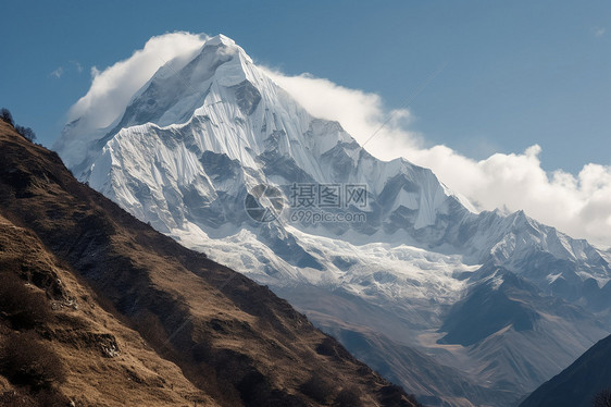 雪山的风景图片