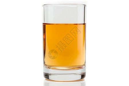 玻璃杯中的苹果汁图片