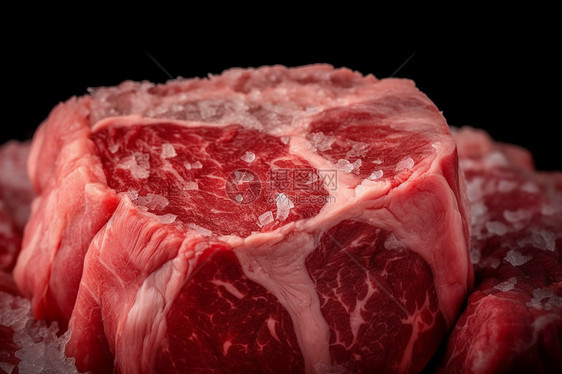 冷冻的牛肉图片