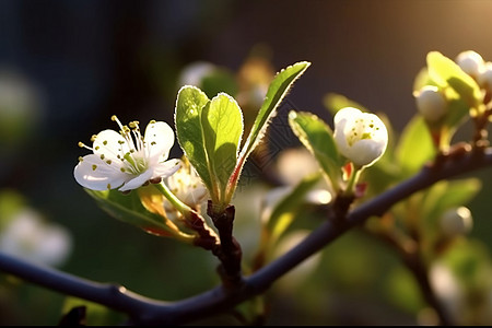 春天的苹果树图片