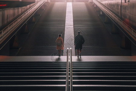 城市的街头背景图片