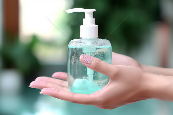 洗手液清理消毒图片