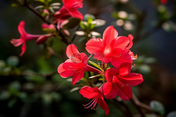 火红的杜鹃花图片