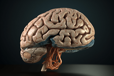 3D大脑神经图片