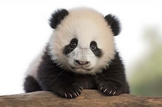 圆溜溜的熊猫图片