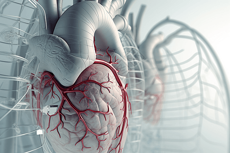 3D医学心脏血管图片