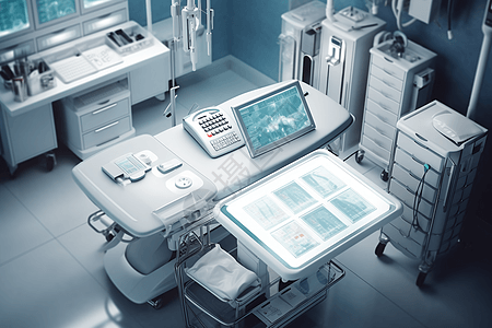 科技智能医疗设备背景图片