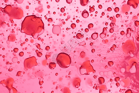 抽象粉色气泡图片