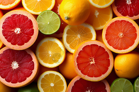 柑橘类水果特写图片