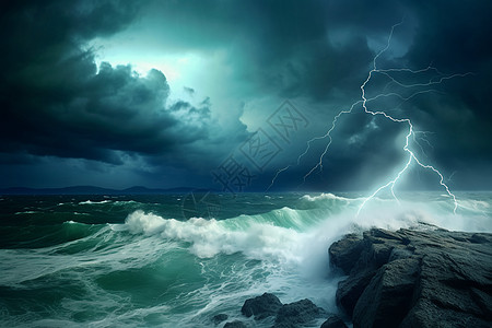 雷霆行动海洋风暴与雷霆背景