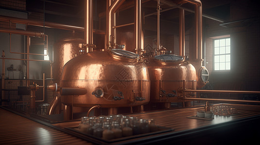 酿造精酿啤酒的过程图片