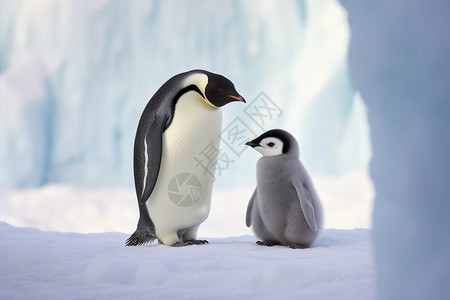南极圈的企鹅图片