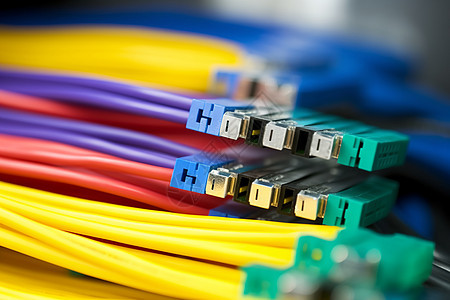 网络电缆光纤图片