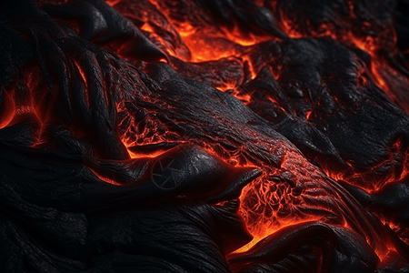 可怕的火山熔岩背景图片