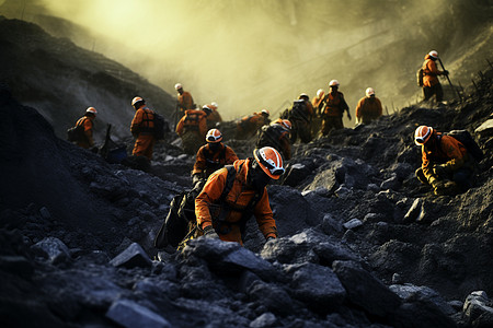 救援队在山体滑坡情况下面临的挑战图片